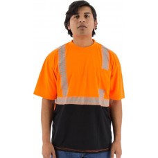 Hi-Viz Shirt with Reflective Chainsaw Striping